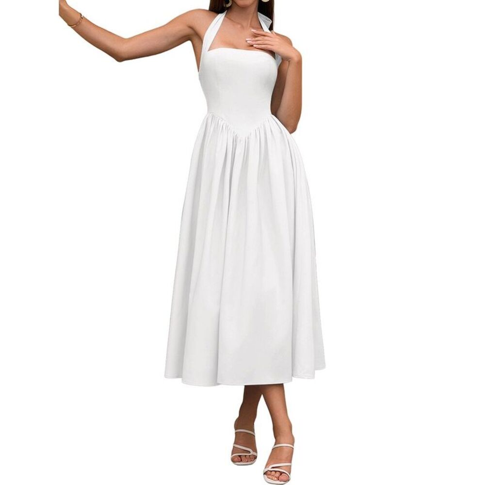 Amanda Royal Womens Midi Dress